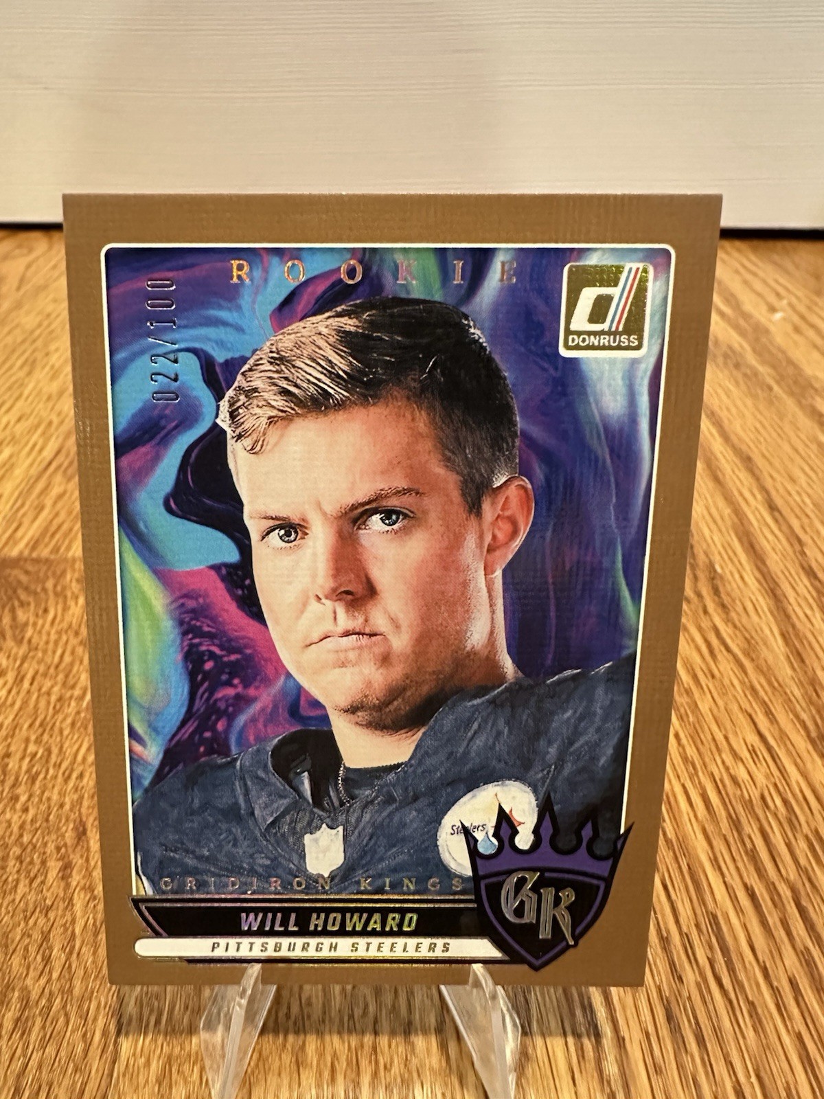 2025 Panini Donruss Will Howard Rookie Gridiron Kings Studio Series /100 SP