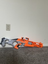 Nerf Accustrike Alpha Hawk Sniper Blaster Gun With Scope TESTED AND WORKING