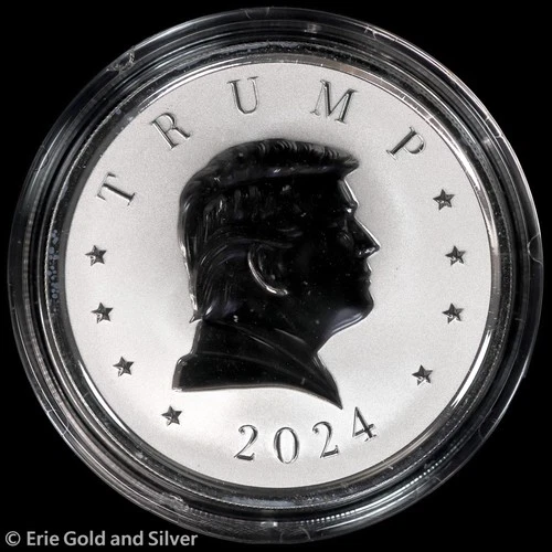 2024 Scottsdale Mint Reverse Proof President Donald Trump 1 oz Fine Silver Round