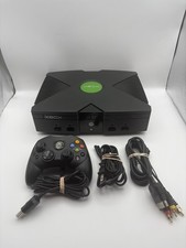 Original X Box Console W/ OEM Cables & Controller - Tested GOOD DISC TRAY