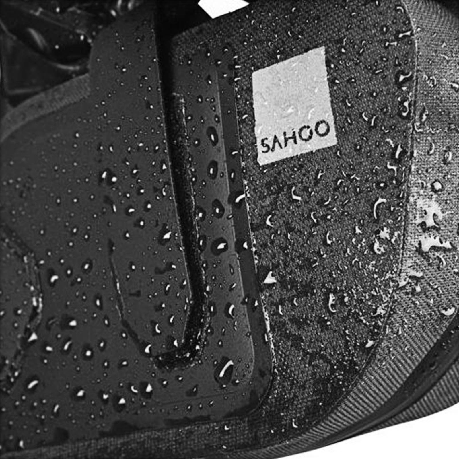 Sacoche de selle vélo Sahoo 0.8L noire compacte imperméable - 3