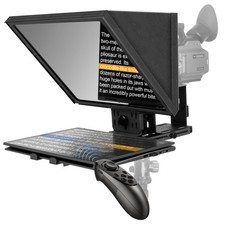 Glazon 16-Inch Professional Teleprompter with Tempered Optical 16 inch, Black