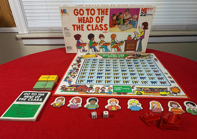 Vintage Go To The Head Of The Class Board Game - Milton Bradley 1977 COMPLETE