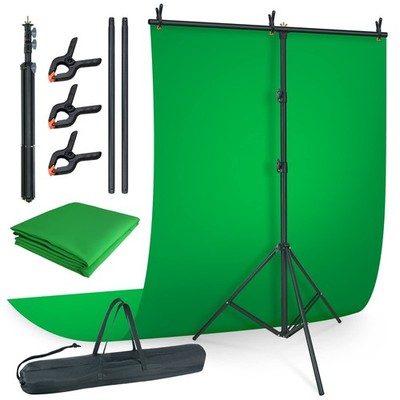 LINCO Lincostore Photo Backdrop Stand Background Backdrops Support Kit T-Shape -