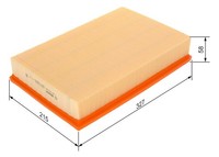 Luftfilter Motorluftfilter 327Mm FüR Volvo S60 I 2.0 2.4 2.5 2.6 2.8 3.0 98-07