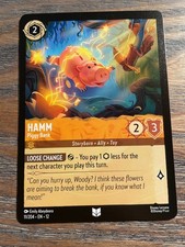 Disney Lorcana TCG Hamm 11/204 Piggy Bank Wilds Unknown NM