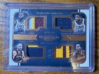 2017 Dominion Lebron James Thompson Kevin Love Smith Quad Jersey Patch/25 GU
