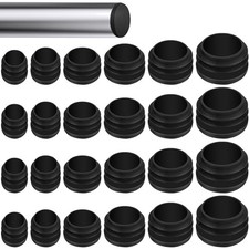 Lamellenstopfen Rund Schwarz Rohrstopfen 12mm 16mm 20mm 22mm 25mm 30mm