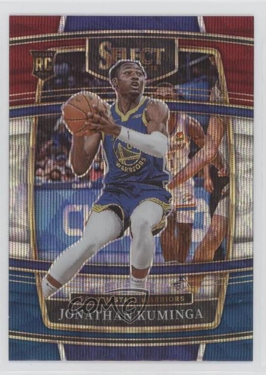 2021-22 Panini Select Concourse Tri-Color Prizm Jonathan Kuminga #28 12yh