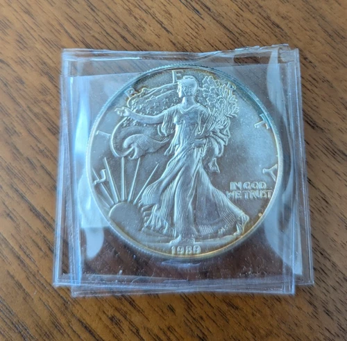 1989 Silver Eagle - 1oz Fine Silver $1 Dollar - Uncirculated