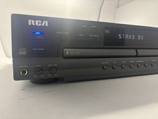 RCA Black Home Audio CD Recorder Dual Tray Karaoke Mic Input Headphone Jack