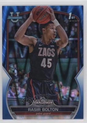 2022-23 Bowman U Chrome Blue RayWave Refractor 11/199 Rasir Bolton #12 0m4q