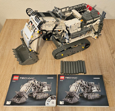 Lego Technic 42100 Liebherr Bagger R 9800, optisch Vollständig mit Bauanleitung