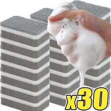 10/50 Pack Kitchen Cleaning Sponges Scourers Washing Up Non-Scratch for Dish Pad