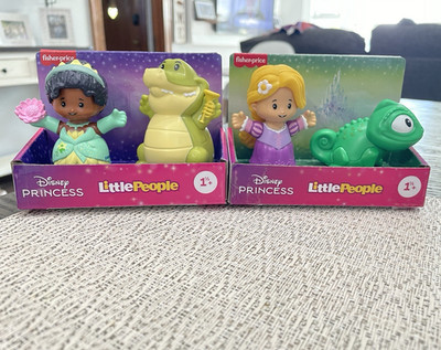 Fisher-Price Little People Disney Princesses Tiana/Louis & Rapunzel/Pascal