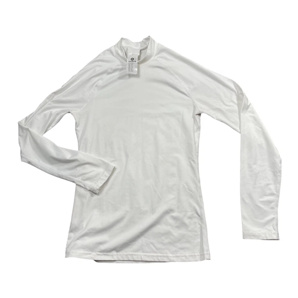 Qualidyne XS White 2 piece Cycling Base Layer Long Sleeve Top and Pants - Image 2 of 4