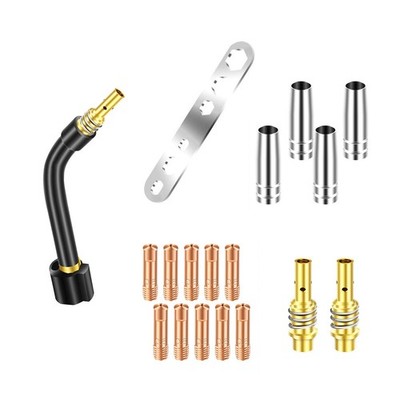 18Pcs MB-15AK MIG Welding Torch Kit 0.03''  for Binzel MIG/MAG welding machines