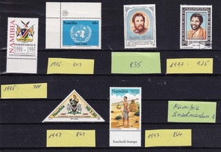 Sammlungsauflösung Namibia Lot Einzelmarken (925 o)