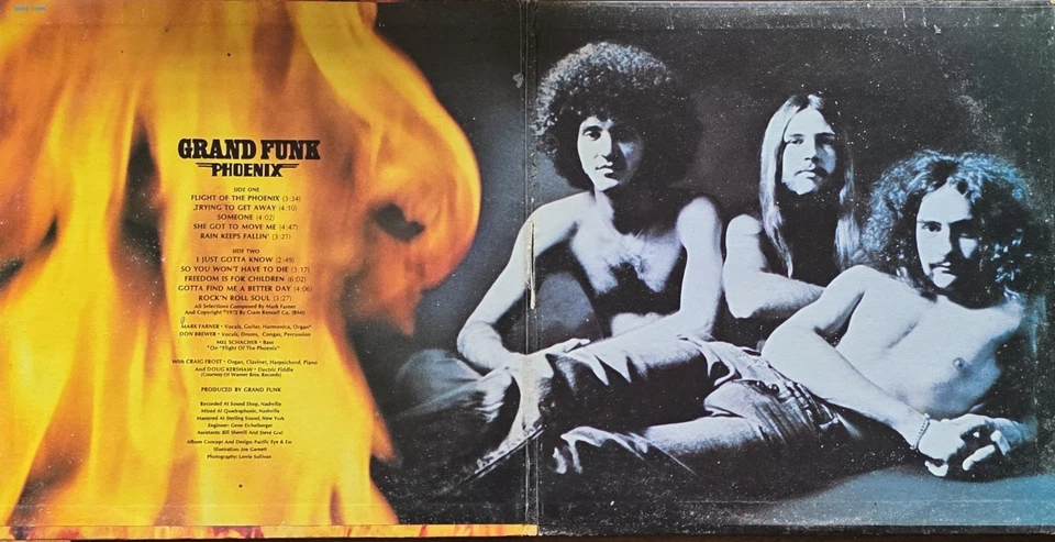 Grand Funk Railroad - Phoenix - Vinyl Record LP Capitol Record - SMAS-11099  — 第 2/2 张图片