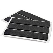 Non-Skid Foam Pads, Self-Adhesive, Black, 1/2 x 2.5-In., 6-Pk. - 23159TV