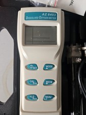 Dissolved Oxygen Tester Meter Analyzer DO / Temp / Salinity Datalogger AZ-8403