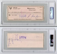 Redd Foxx SIGNED Check Sanford and Son Comedian PSA AUTOGRAPHED Mother Carson