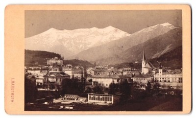 Fotografie L. Hardtmuth, Salzburg, Ansicht Ischl, Blick auf den Ort von der Vil 