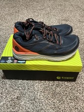 TOPO M-Phantom Men Size 7 Trail Running Shoes  navy / Orange  Vibrant Technology