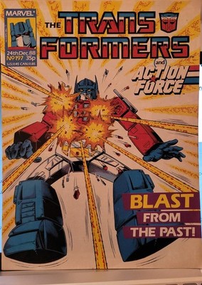 The Transformers And Action Force # 197 24th December 1988 Marvel Comic