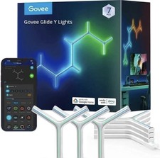 Govee Glide Y Lights | RGBIC Smart LED Gaming 7 Pcs H6065 | Google Alexa NEW