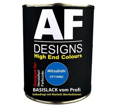 500ml Autolack für Mitsubishi CFT10082 Realise Blue  Autolack Spritzfertig