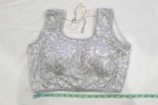 Readymade Saree Blouse; Silver