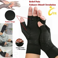 Copper Compression Gloves for Arthritis Rheumatoid Swelling Tendonitis Joint Pai