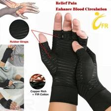 Copper Compression Gloves for Arthritis Rheumatoid Swelling Tendonitis Joint Pai