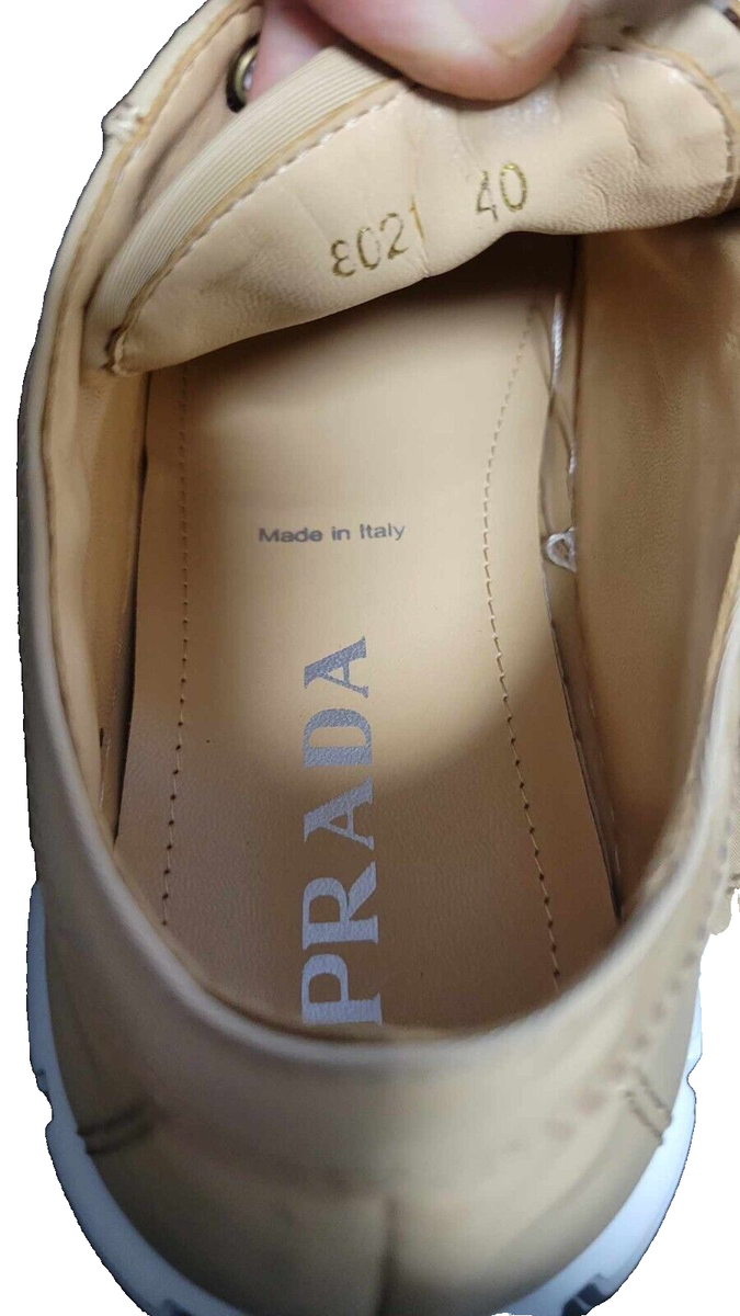 Prada Beige Nylon Gabardine Double Wheel Sneakers Size 40 | eBay Prada Beige Nylon Gabardine Double Wheel Sneakers Size 40 | eBay