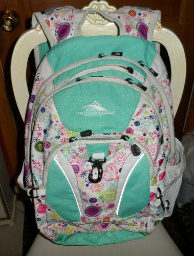 High Sierra Backpack Mint and white fun 