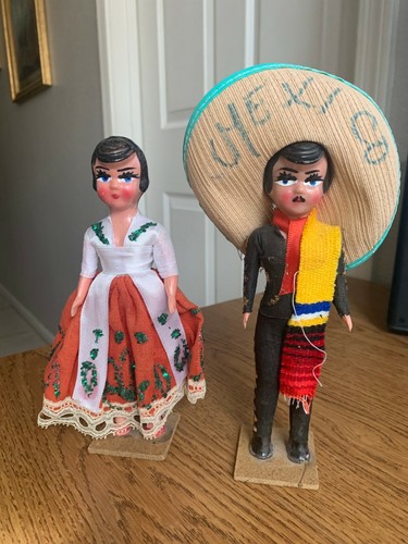 Vintage 1960s Mexican Souvenir Folk Art 