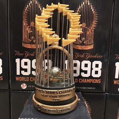 NY Yankees 1998 World Series Championship Replica Trophy Statue