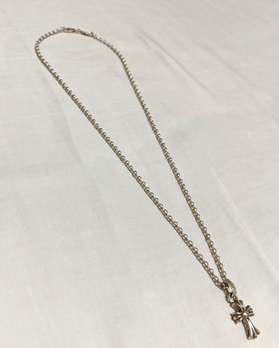 Chrome Hearts Cross Baby Fat Charm Diamond Charm 16 inch Pre-owned Very Good - Picture 3 of 9