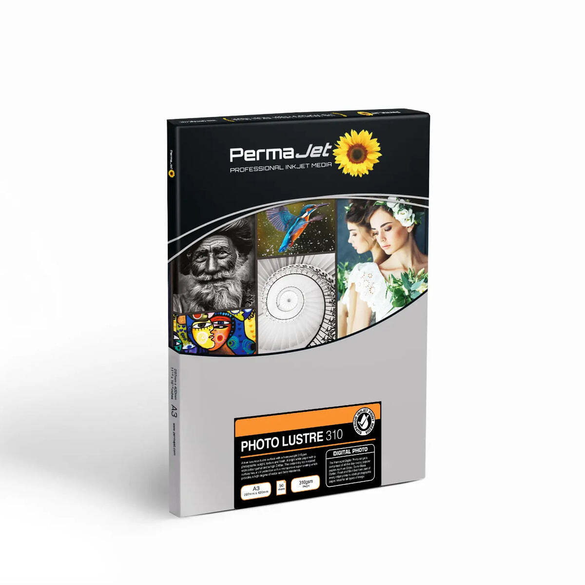 PermaJet Photo Lustre 310gsm Photo Paper - A3 – 50 Sheets