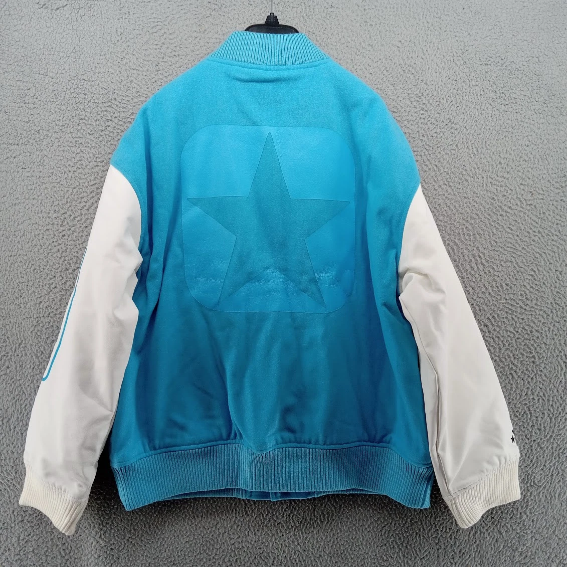 Converse X FRGMT Jacket Mens XL Blue Varsity Fragment Aquarius Hiroshi Fujiwara - product detail image 10