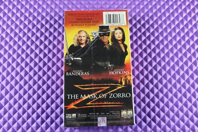 ✭VHS music video 洋楽✭1000円〜　値段交渉OK The Mask of Zorro 1998 Antonio Banderas Anthony Hopkins VHS SEALED