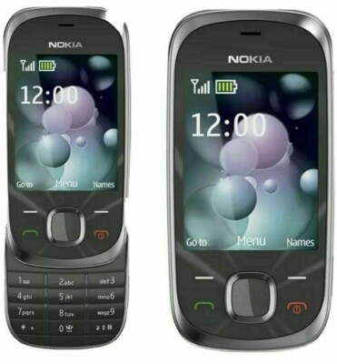 Nokia Slide 7230 - Graphit (entsperrt) Handy nur mit Garantie