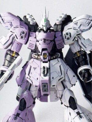 Built & Painted Bandai MG 1/100 SAZABI Ver.ka White color Full