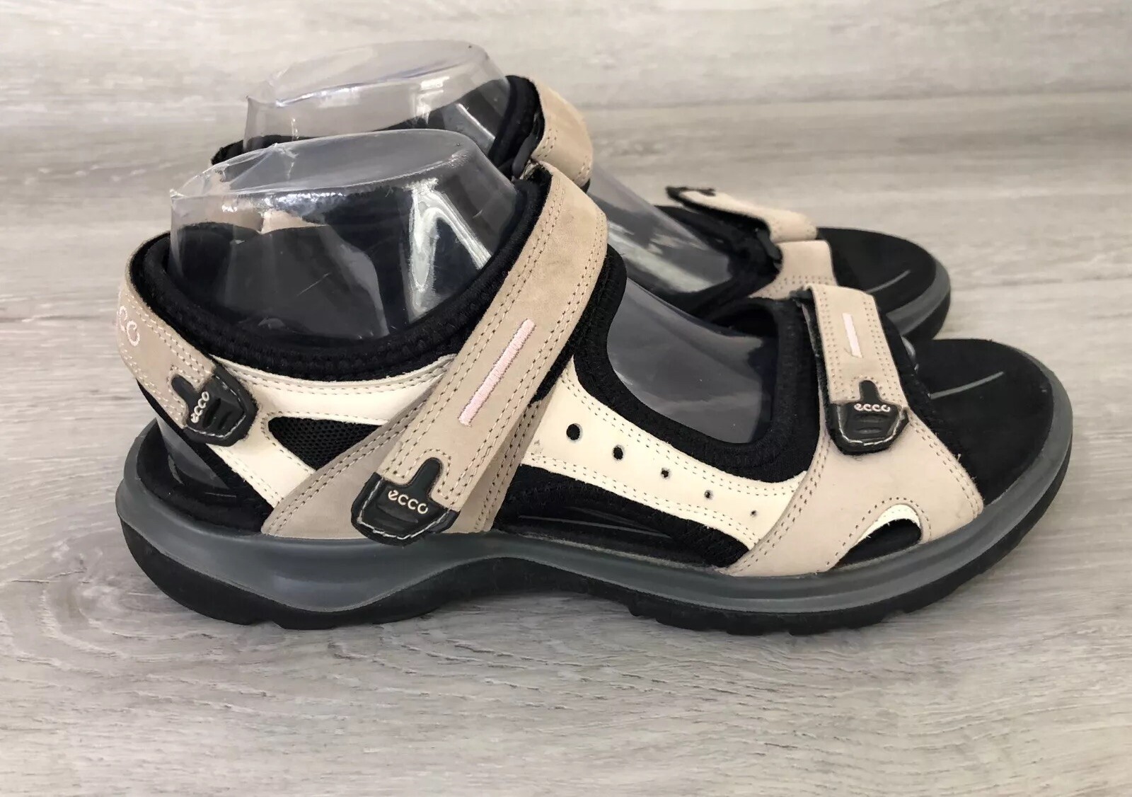 Ecco Offroad Yucatan 06956354695 Women's EUR 41 Beige Leather Slingback Sandal