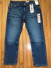 New Wrangler Five Star Athletic Fit Jeans Free To Stretch Blue Sz 40 X 30  (TB1)
