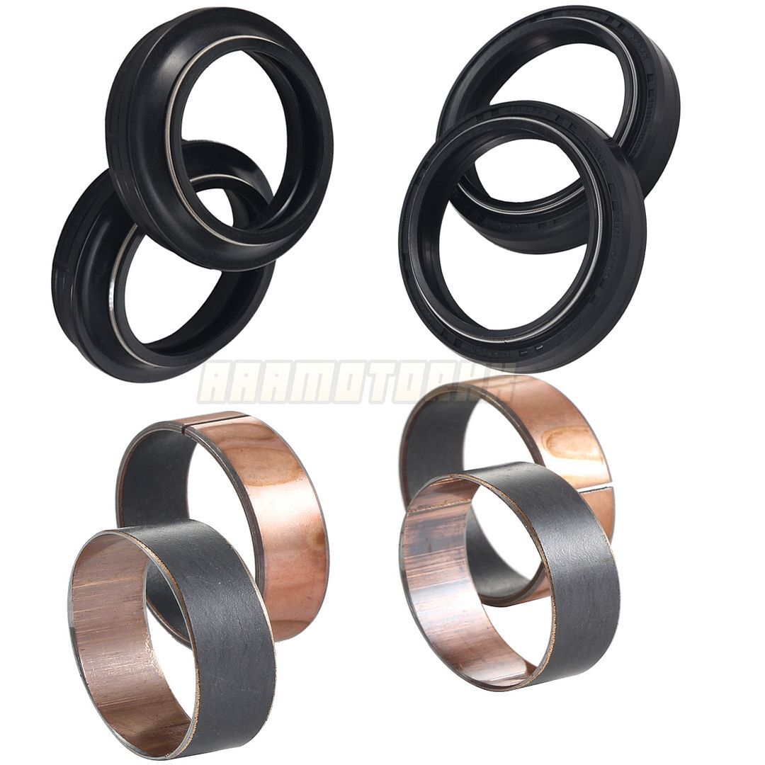 Fork Bushings Dust Oil Seals Rebuild For Kawasaki ZX900 GPZ900R