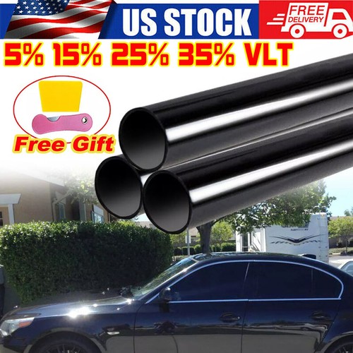 Uncut Roll Window Tint Film 5% - 35% VLT Car Home Office Glass Window Tint Film