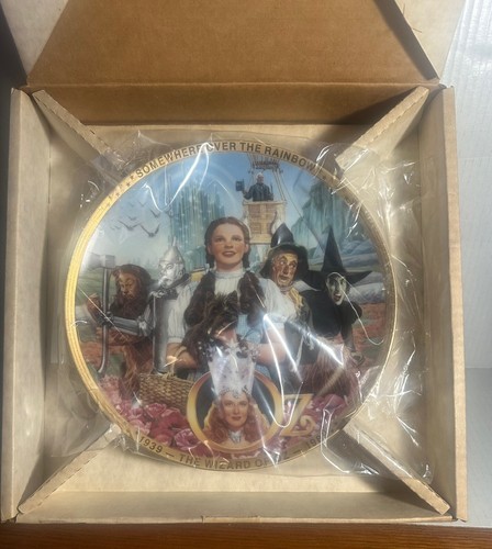 The Wizard of Oz Somewhere over the Rainbow 50 Years of OZ Commemorative Plate-G - Picture 5 of 20