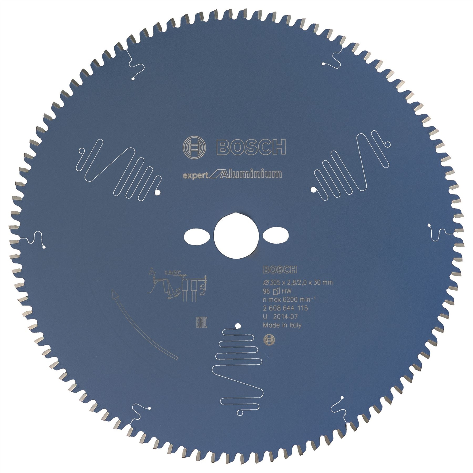 Bosch Circular saw blade Expert Aluminium 305x30x2,8 mm, 96 2608644115